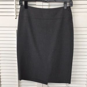 Grey pencil skirt